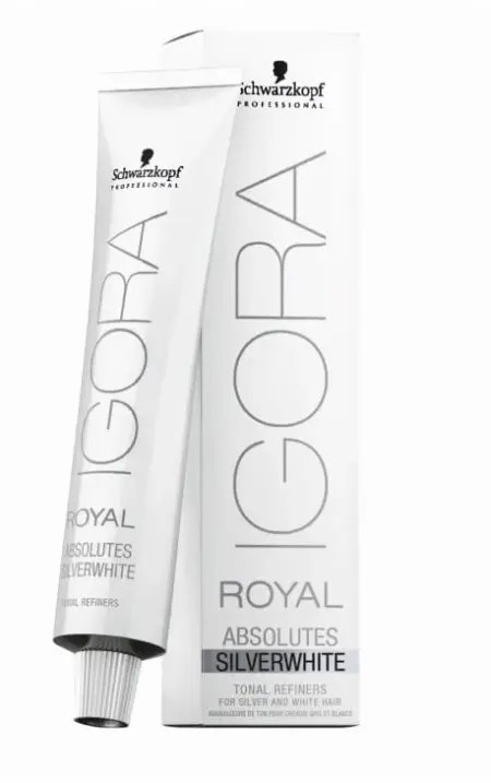 Schwarzkopf Professional Crema Colorante Igora Royal Absolutes Silverwhite matizador 60ml - Dove Grey