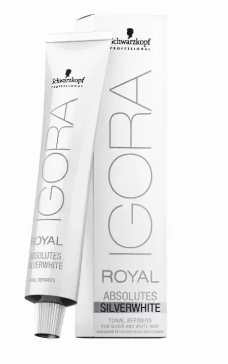 Schwarzkopf Professional Crema Colorante Igora Royal Absolutes Silverwhite matizador 60ml - Dove Grey