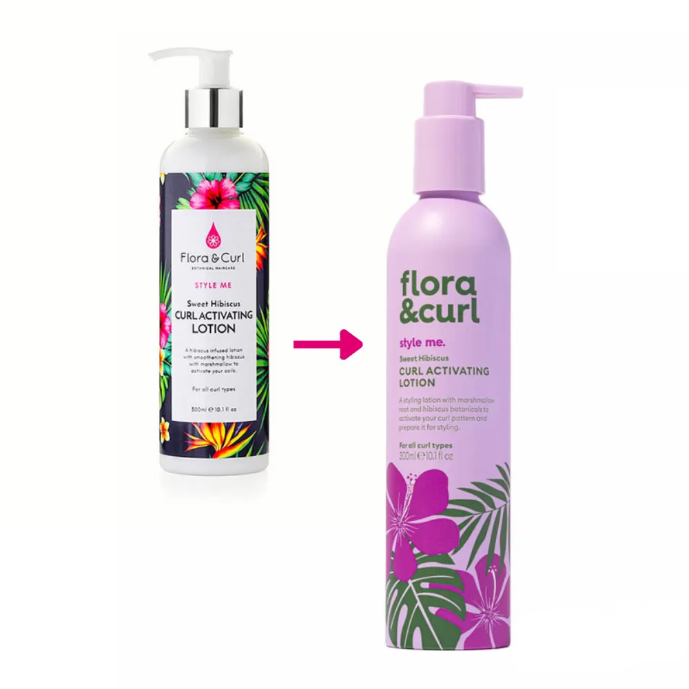 Flora and Curl Sweet Hibiscus Curl Activating Lotion 300ml cambio