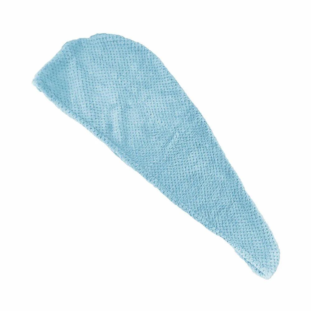 Casalfe Toalla Turbante de microfibra Azul - Imagen 2