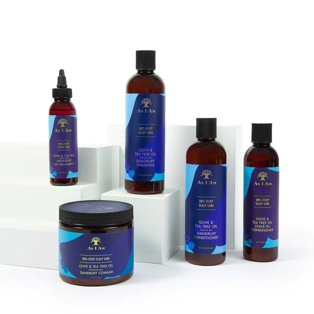AS I AM Dry and Itchy Cowash Olive And Tea Tree Oil 454g - Imagen 4