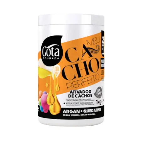 Gota Dourada Meu Cacho Perfeito Activador Argán Queratina 1K