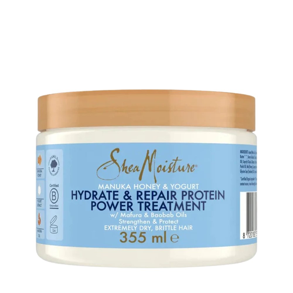 Shea Moisture Yogurt Hydrate and Manuka Honey + Repair Protein-strong Treatment 355ml