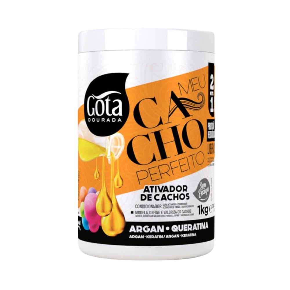 Gota Dourada Meu Cacho Perfeito Activador Argán Queratina 1K