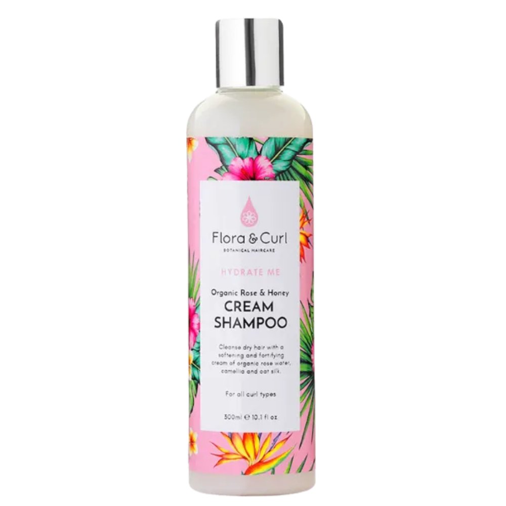 Flora and Curl Rose Water and Honey Cream Champú 300ml